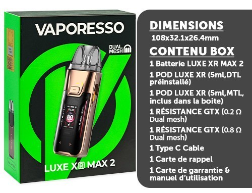  Luxe XR Max
