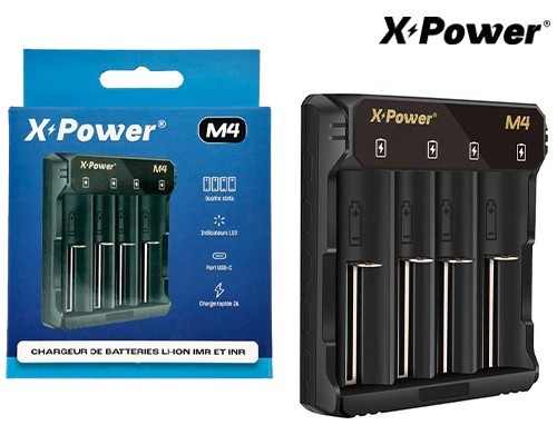 CHARGEUR TRIPLE ACCUS XPOWER M4