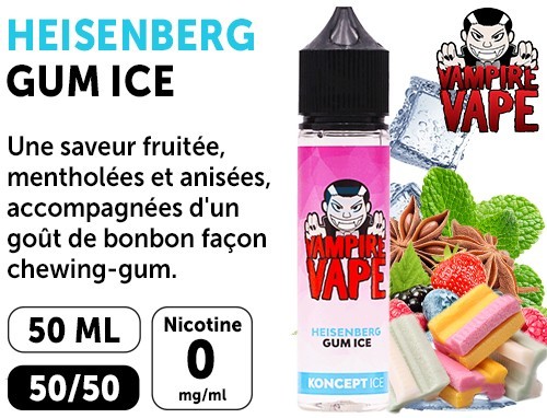 Bubble gum, Fruits rouges, Menthe