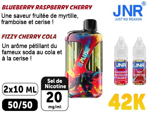 Cerise, Cola, Framboise, Myrtille