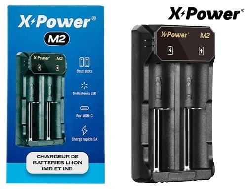CHARGEUR DOUBLE ACCUS XPOWER M2