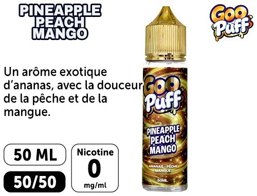 Mangue, Peach, Pineapple