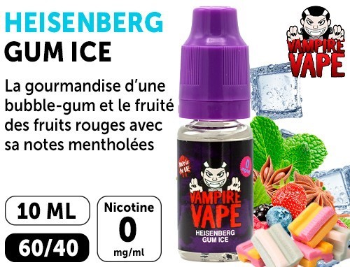 Bubble gum, Fruits rouges, Menthe