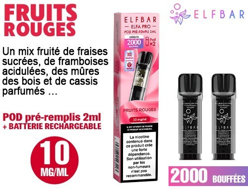 Cassis, Fraise, Framboise, Mûre