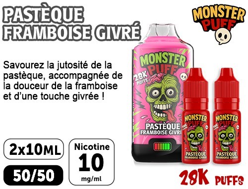 Framboise, Pastèque, Ice