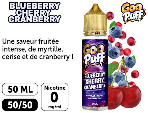 Cranberry, Blueberry, Cherry