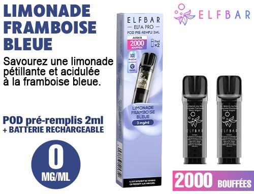 Limonade, Framboise Bleue