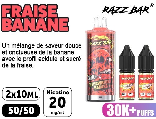 Banane, Fraise